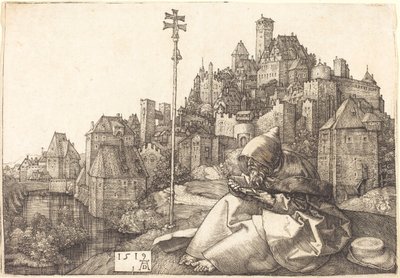 Saint Anthony Reading by Albrecht Dürer